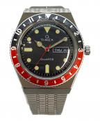 TIMEXタイメックス）の古着「Q TIMEX」｜ブラック×レッド