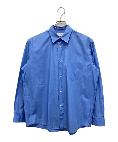 Graphpaper（グラフペーパー）Graphpaper (グラフペーパー) BROAD REGULAR COLLAR SHIRT ブルー サイズ:2の古着・服飾アイテム