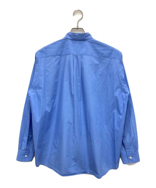 Graphpaper（グラフペーパー）Graphpaper (グラフペーパー) BROAD REGULAR COLLAR SHIRT ブルー サイズ:2の古着・服飾アイテム