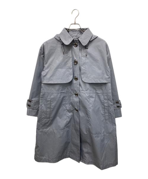 Aquascutum（アクアスキュータム）Aquascutum (アクアスキュータム) レインコート グレー サイズ:M-Lの古着・服飾アイテム