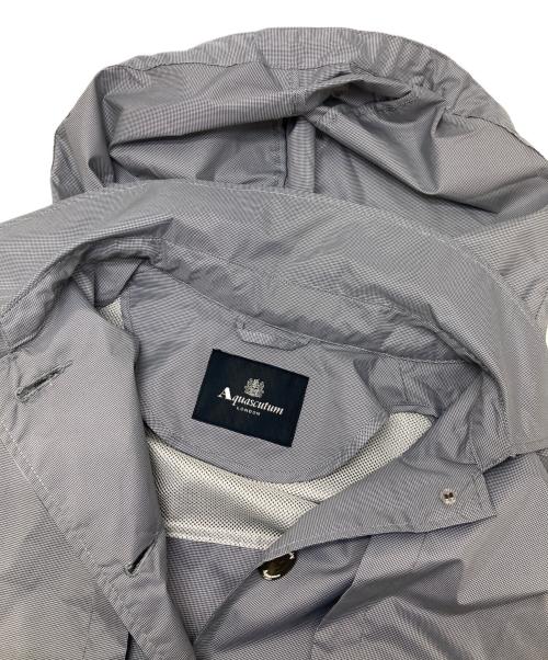 Aquascutum（アクアスキュータム）Aquascutum (アクアスキュータム) レインコート グレー サイズ:M-Lの古着・服飾アイテム