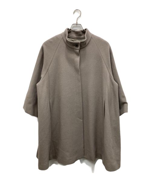 utilite（ユティリテ）utilite (ユティリテ) スーパービーバー Aラインミドルコート ベージュ サイズ:不明（実寸参照）の古着・服飾アイテム