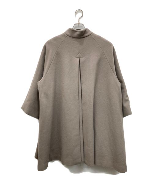 utilite（ユティリテ）utilite (ユティリテ) スーパービーバー Aラインミドルコート ベージュ サイズ:不明（実寸参照）の古着・服飾アイテム