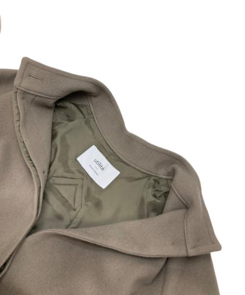 utilite（ユティリテ）utilite (ユティリテ) スーパービーバー Aラインミドルコート ベージュ サイズ:不明（実寸参照）の古着・服飾アイテム