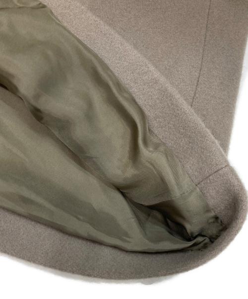 utilite（ユティリテ）utilite (ユティリテ) スーパービーバー Aラインミドルコート ベージュ サイズ:不明（実寸参照）の古着・服飾アイテム