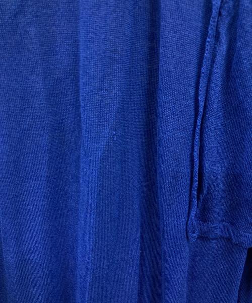 BOBOUTIC（ボブティック）BOBOUTIC (ボブティック) ペーパーノースリーブワンピース ブルー サイズ:XSの古着・服飾アイテム