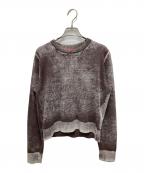 DIESELディーゼル）の古着「プルオーバーニット」｜ブラウン