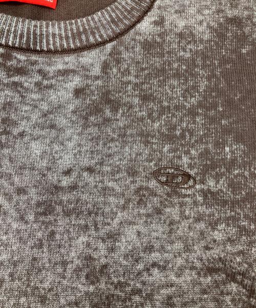 DIESEL（ディーゼル）DIESEL (ディーゼル) プルオーバーニット ブラウン サイズ:XLの古着・服飾アイテム