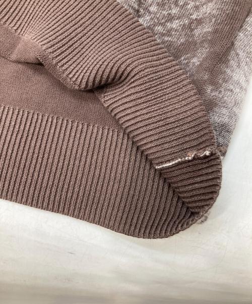 DIESEL（ディーゼル）DIESEL (ディーゼル) プルオーバーニット ブラウン サイズ:XLの古着・服飾アイテム