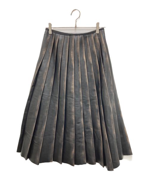 DIESEL（ディーゼル）DIESEL (ディーゼル) ミディスカート ブラック サイズ:42の古着・服飾アイテム