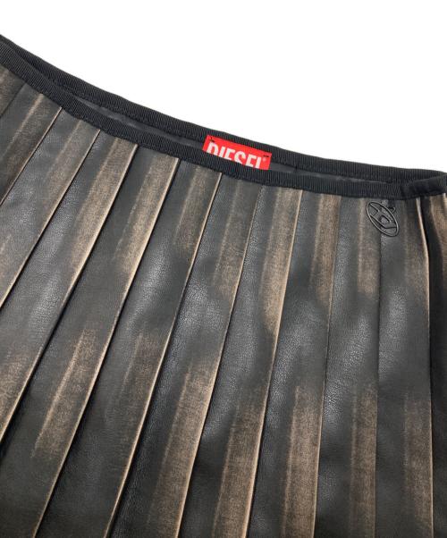 DIESEL（ディーゼル）DIESEL (ディーゼル) ミディスカート ブラック サイズ:42の古着・服飾アイテム