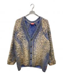 DIESEL（ディーゼル）の古着「コットン＆カシミアブレンドニットカーディガン」｜ブルー×イエロー