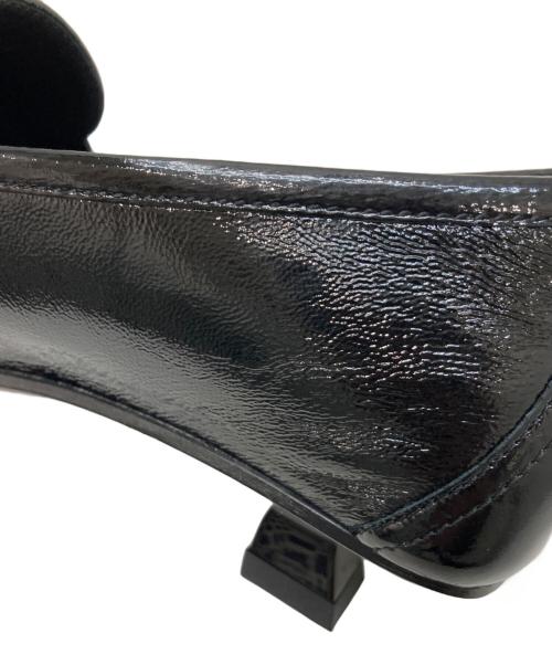 DIESEL（ディーゼル）DIESEL (ディーゼル) ヒールローファー ブラック サイズ:37の古着・服飾アイテム