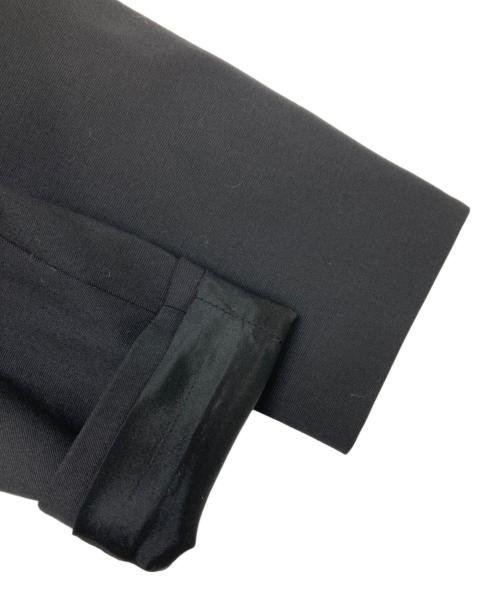 DIESEL（ディーゼル）DIESEL (ディーゼル) 裏地ロゴテーラードジャケット ブラック サイズ:38の古着・服飾アイテム