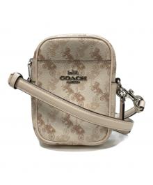 COACH（コーチ）の古着「ミニホースショルダーバッグ」｜ベージュ