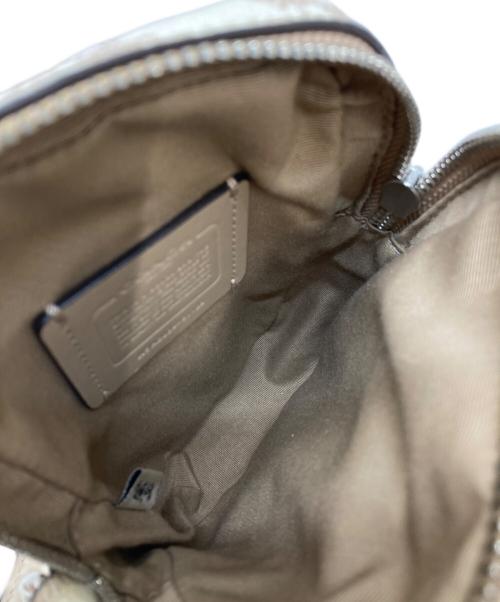 COACH（コーチ）COACH (コーチ) ミニホースショルダーバッグ ベージュの古着・服飾アイテム