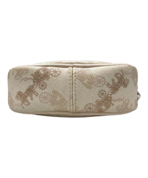 COACH（コーチ）COACH (コーチ) ミニホースショルダーバッグ ベージュの古着・服飾アイテム