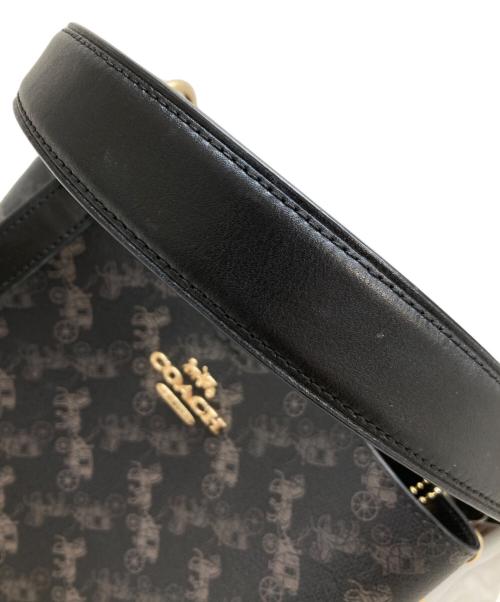 COACH（コーチ）COACH (コーチ) タウンバケット ホース＆キャリッジ ブラックの古着・服飾アイテム