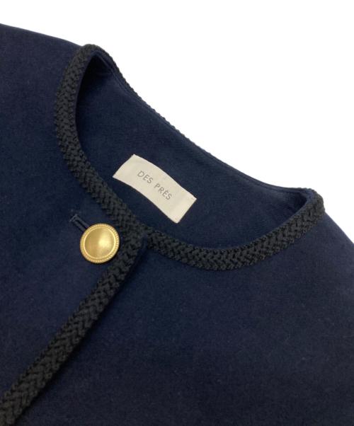 DES PRES（デ プレ）DES PRES (デ プレ) コットンモールスキン クルーネックジャケット ネイビー サイズ:FREEの古着・服飾アイテム