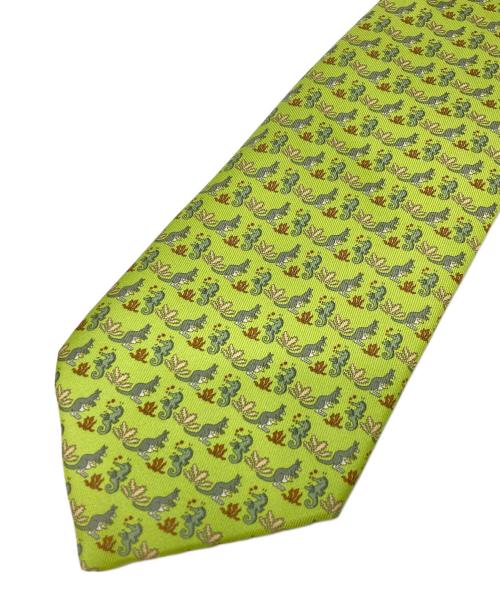 HERMES（エルメス）HERMES (エルメス) ネクタイ グリーン サイズ:不明の古着・服飾アイテム