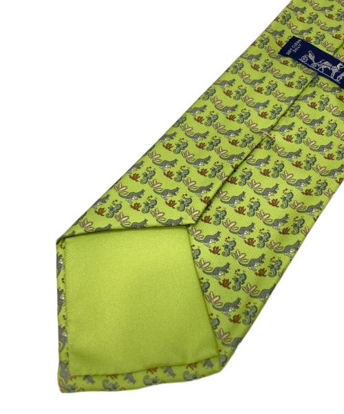 HERMES（エルメス）HERMES (エルメス) ネクタイ グリーン サイズ:不明の古着・服飾アイテム