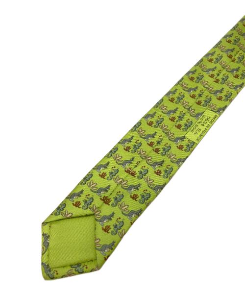 HERMES（エルメス）HERMES (エルメス) ネクタイ グリーン サイズ:不明の古着・服飾アイテム