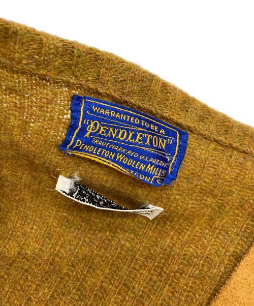 PENDLETON（ペンドルトン）PENDLETON (ペンドルトン) スエード切替ベスト ブラウン サイズ:Sの古着・服飾アイテム
