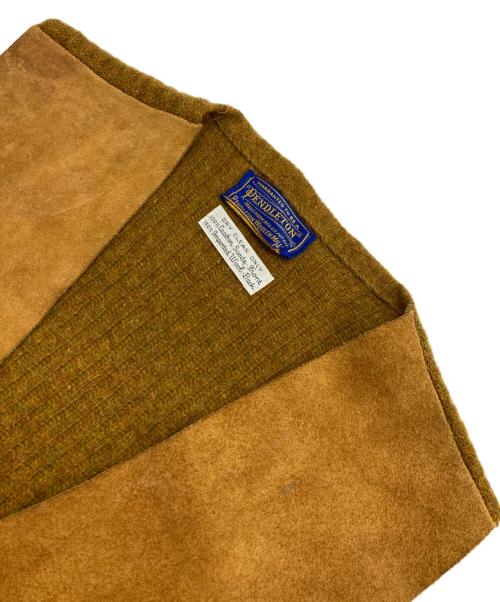 PENDLETON（ペンドルトン）PENDLETON (ペンドルトン) スエード切替ベスト ブラウン サイズ:Sの古着・服飾アイテム