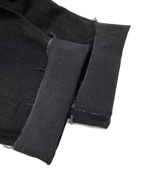 YANUK（ヤヌーク）YANUK (ヤヌーク) ローライズ ストレートデニムパンツ ブラック サイズ:Mの古着・服飾アイテム