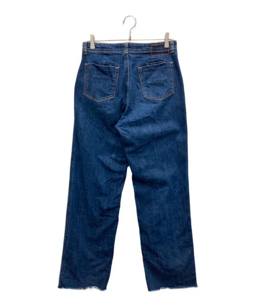 YANUK（ヤヌーク）YANUK (ヤヌーク) ローライズ ストレートデニムパンツ インディゴ サイズ:Mの古着・服飾アイテム