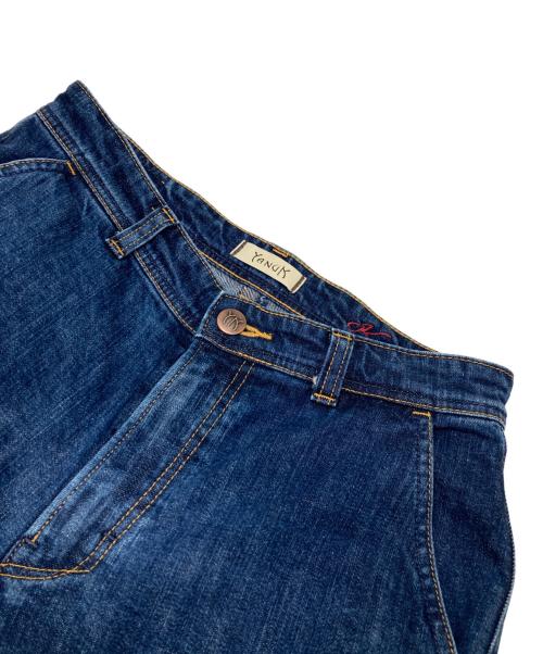 YANUK（ヤヌーク）YANUK (ヤヌーク) ローライズ ストレートデニムパンツ インディゴ サイズ:Mの古着・服飾アイテム