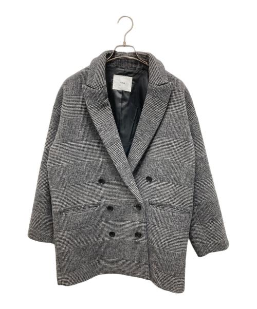 forme（フォルメ）forme (フォルメ) ダブルブレストジャコット グレー サイズ:FREEの古着・服飾アイテム