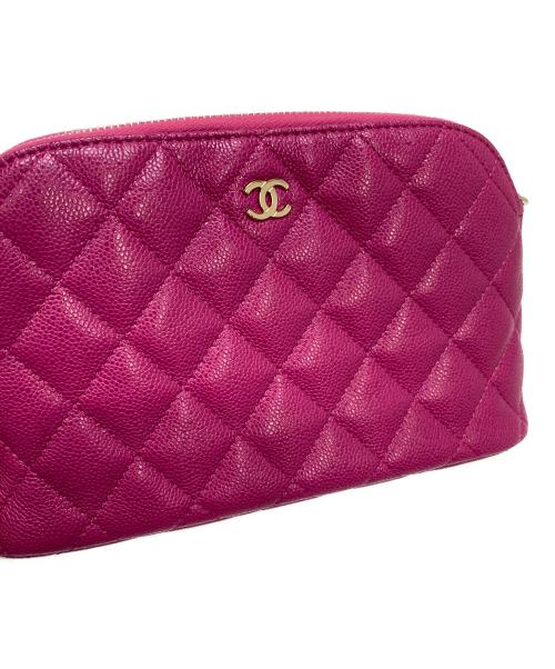 CHANEL（シャネル）CHANEL (シャネル) クラシックチェーンショルダーバッグ ピンクの古着・服飾アイテム
