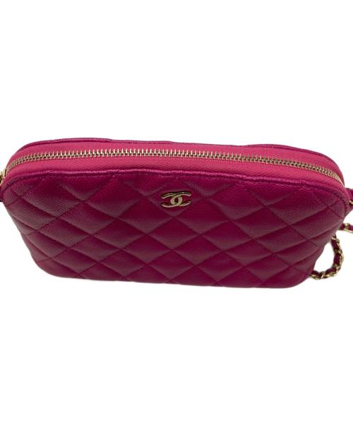 CHANEL（シャネル）CHANEL (シャネル) クラシックチェーンショルダーバッグ ピンクの古着・服飾アイテム