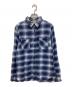 FIVE BROTHER（ファイブブラザー）の古着「オンブレチェックシャツ」｜ブルー