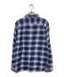 FIVE BROTHER (ファイブブラザー) オンブレチェックシャツ ブルー サイズ:M：6000円