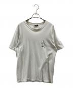 stussyステューシー）の古着「ロゴプリントTシャツ」｜ホワイト