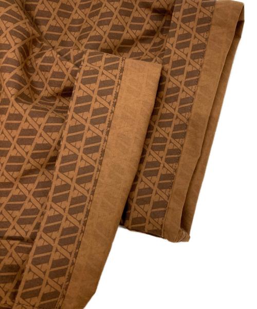 Aquascutum（アクアスキュータム）Aquascutum (アクアスキュータム) モノグラムシャツ ブラウン サイズ:L 未使用品の古着・服飾アイテム