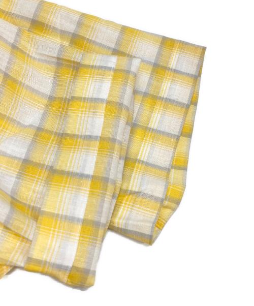 Aquascutum（アクアスキュータム）Aquascutum (アクアスキュータム) チェックシャツ イエロー サイズ:L 未使用品の古着・服飾アイテム