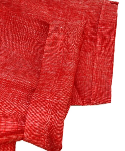 Aquascutum（アクアスキュータム）Aquascutum (アクアスキュータム) オープンカラーシャツ レッド サイズ:L 未使用品の古着・服飾アイテム