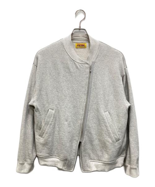 Hysteric Glamour（ヒステリックグラマー）Hysteric Glamour (ヒステリックグラマー) HYSTERIC LOVE アップリケジャンパー ライトグレー サイズ:FREEの古着・服飾アイテム
