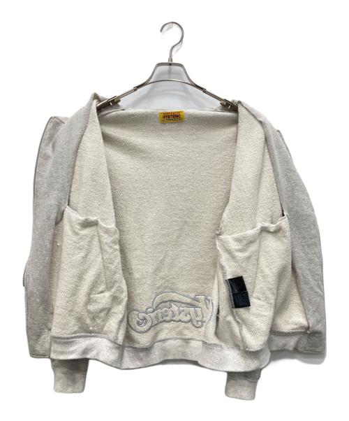 Hysteric Glamour（ヒステリックグラマー）Hysteric Glamour (ヒステリックグラマー) HYSTERIC LOVE アップリケジャンパー ライトグレー サイズ:FREEの古着・服飾アイテム