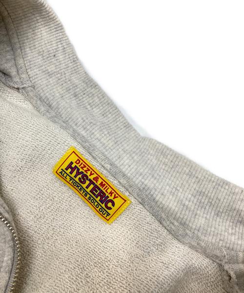 Hysteric Glamour（ヒステリックグラマー）Hysteric Glamour (ヒステリックグラマー) HYSTERIC LOVE アップリケジャンパー ライトグレー サイズ:FREEの古着・服飾アイテム