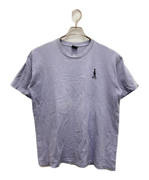 stussy（ステューシー）stussy (ステューシー) シャドーマン刺繍Tシャツ ネイビー サイズ:Mの古着・服飾アイテム