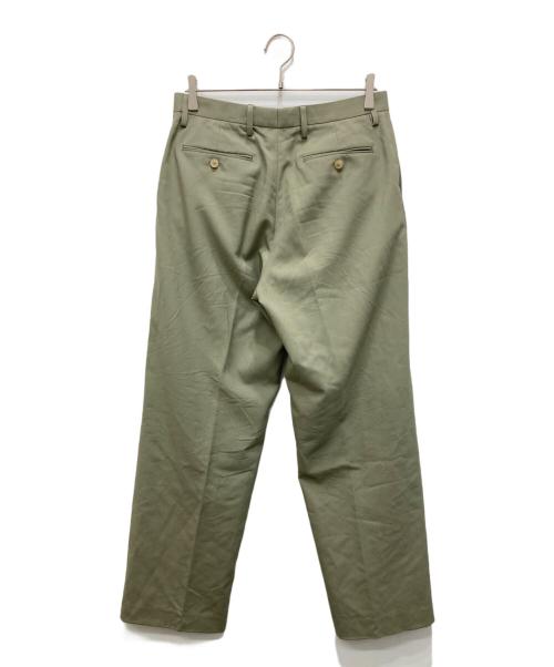 Phlannel（フランネル）Phlannel (フランネル) WOOL TROPICAL TROUSERS グリーン サイズ:3の古着・服飾アイテム