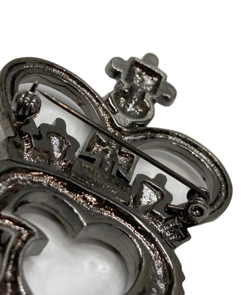 NUMBER (N)INE（ナンバーナイン）NUMBER (N)INE (ナンバーナイン) JAM HOME MADE (ジャムホームメイド) ハート涙ブローチ シルバーの古着・服飾アイテム