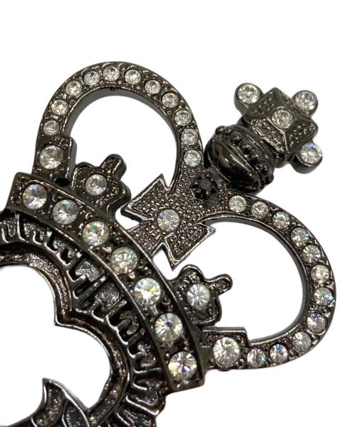 NUMBER (N)INE（ナンバーナイン）NUMBER (N)INE (ナンバーナイン) JAM HOME MADE (ジャムホームメイド) ハート涙ブローチ シルバーの古着・服飾アイテム