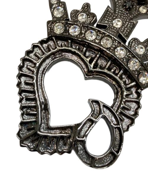 NUMBER (N)INE（ナンバーナイン）NUMBER (N)INE (ナンバーナイン) JAM HOME MADE (ジャムホームメイド) ハート涙ブローチ シルバーの古着・服飾アイテム