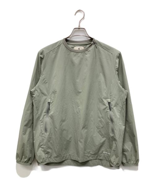 Snow peak（スノーピーク）Snow peak (スノーピーク) Stretch Packable Pullover グリーン サイズ:Mの古着・服飾アイテム