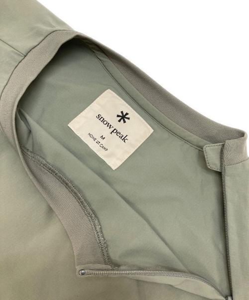 Snow peak（スノーピーク）Snow peak (スノーピーク) Stretch Packable Pullover グリーン サイズ:Mの古着・服飾アイテム